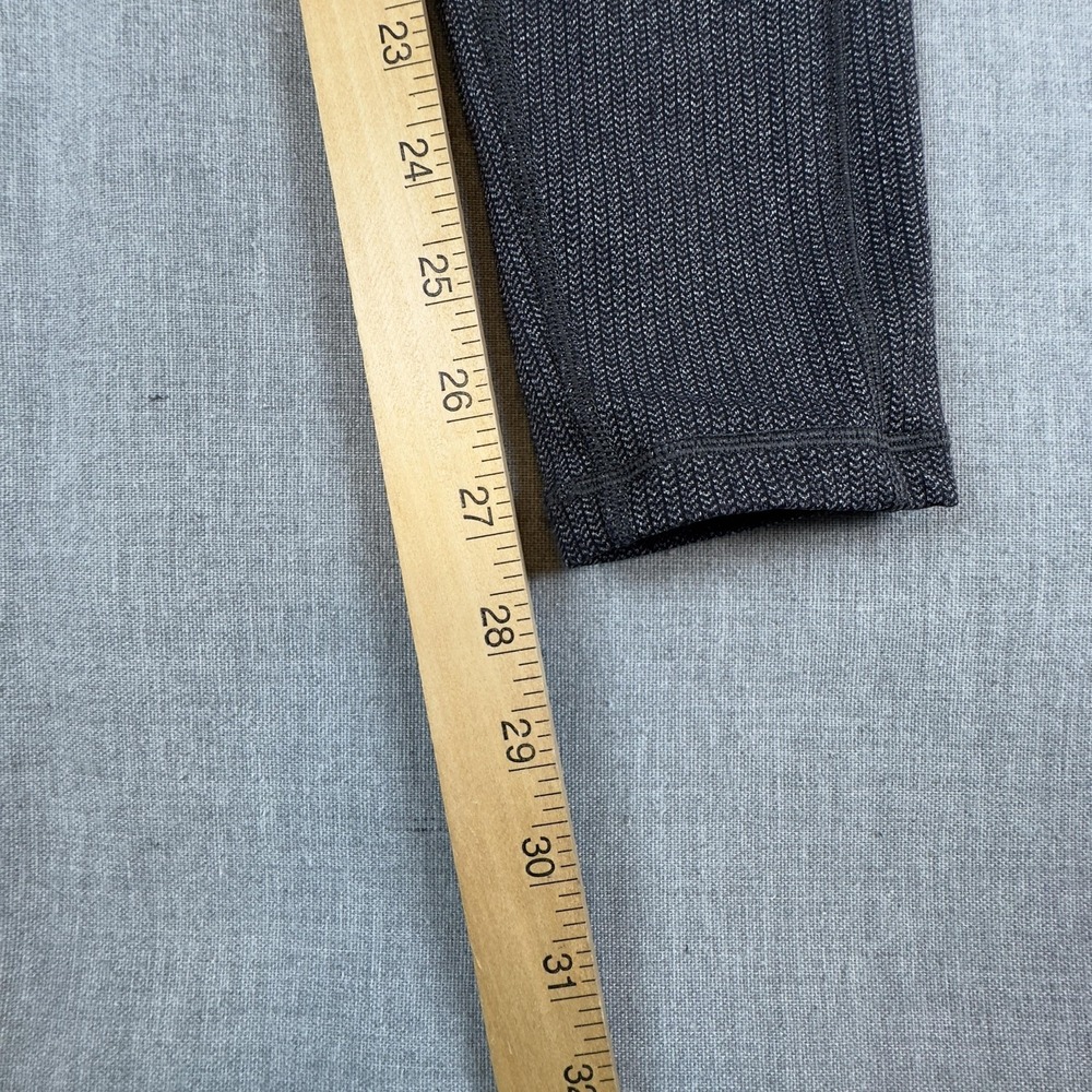 Lululemon Pants Womens 4 Gray Textured High Rise Pocket Yoga Leggings Athletic - Picture 10 of 12